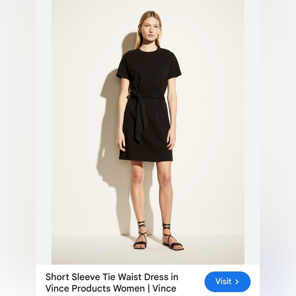 Vince Black Mini Dress